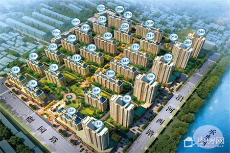 城南江南名苑3室2厅1卫109m2毛坯房